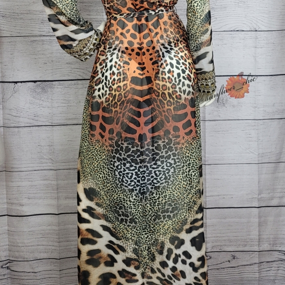 🆕️Colors of Fashion Jeweled Animal Print Duster - Picture 10 of 15